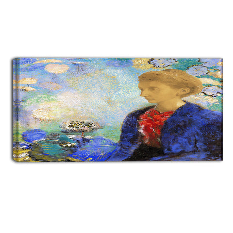 MasterPiece Painting - Odilon Redon Baronne de Domecy