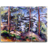 MasterPiece Painting - Paul Cezanne Pines and Rocks