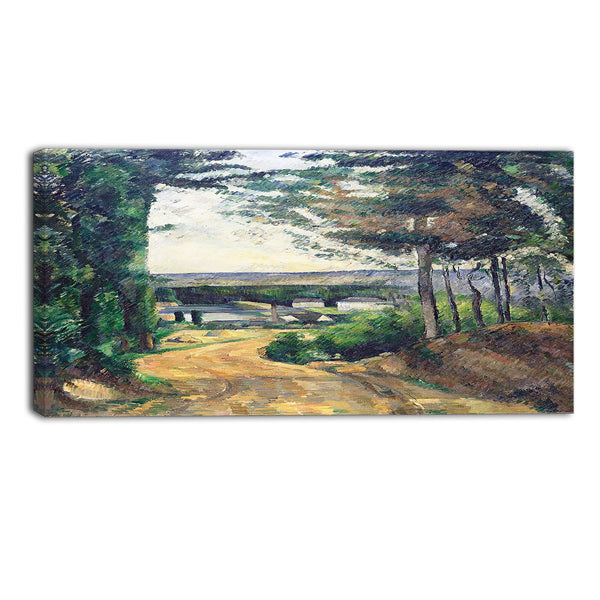 MasterPiece Painting - Paul Cezanne Road Leading to the Lake