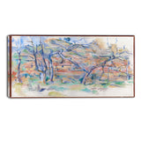 MasterPiece Painting - Paul Cezanne Taer og hus, Provence