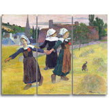 MasterPiece Painting - Paul Gauguin Breton Girls Dancing, Pont