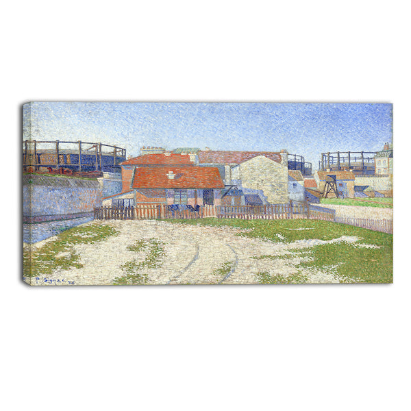 MasterPiece Painting - Paul Signac Gasometers at Clicy