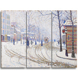 MasterPiece Painting - Paul Signac Snow, Boulevard de Clicy Paris