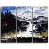 MasterPiece Painting - Peder Balke A Waterfall