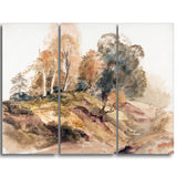 MasterPiece Painting - Peter DeWint Trees on a Bank