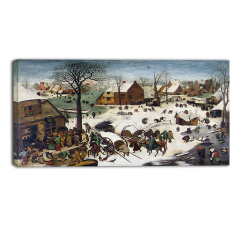 MasterPiece Painting - Pieter Bruegel The Numbering at Bethlehem