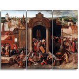 MasterPiece Painting - Pieter Bruegel Christ Driving the Traders from the Temple