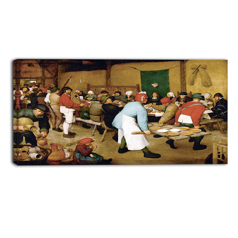 MasterPiece Painting - Pieter Bruegel Peasant Wedding