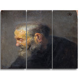 MasterPiece Painting - Rembrandt van Rijn Study of an Old Man in Profile