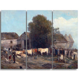 MasterPiece Painting - Richard Barrett Davis The Farm Sale