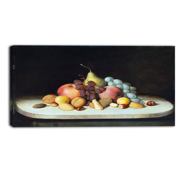 MasterPiece Painting - Robert Seldon Dunc Still Life with Fruit and Nuts