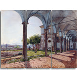 MasterPiece Painting - Rudolf von Alt View from Sant'Onofrio on Rome