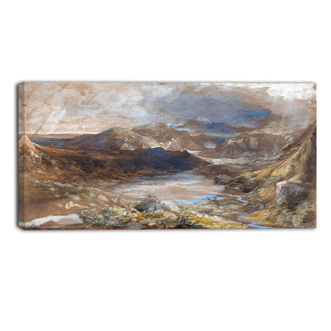 MasterPiece Painting - Samuel Palmer Llwyngwynedd and Part of Llyn