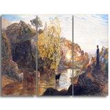 MasterPiece Painting - Samuel Palmer Tintern Abbey at Sunset