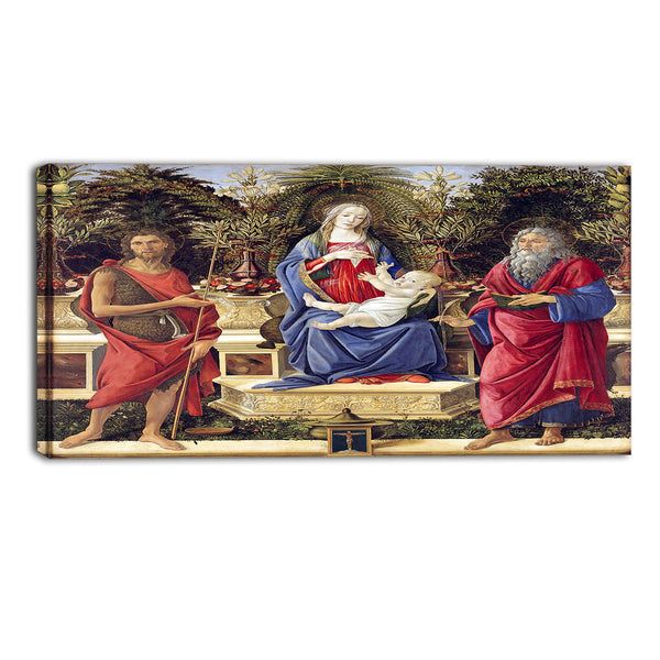 MasterPiece Painting - Sandro Botticelli Madonna with Saints