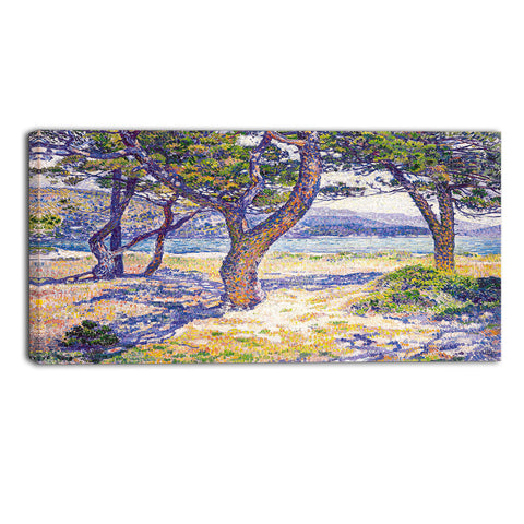 MasterPiece Painting - Theo Van Rysselberghe The Mediterranean at Le Lavandou