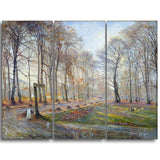 MasterPiece Painting - Theodor Philipsen Late Autumn Day in the Jaegersborg Deer Park