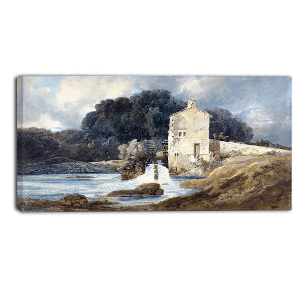 MasterPiece Painting - Thomas Girtin The Abbey Mill, Knaresborough