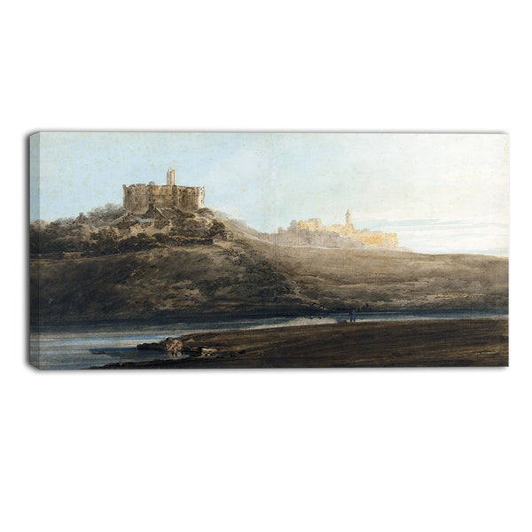 MasterPiece Painting - Thomas Girtin Warkworth Castle, Northumberland