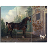 MasterPiece Painting - Thomas Gooch Lord Abergavenny's Dark Bay Carriage Horse
