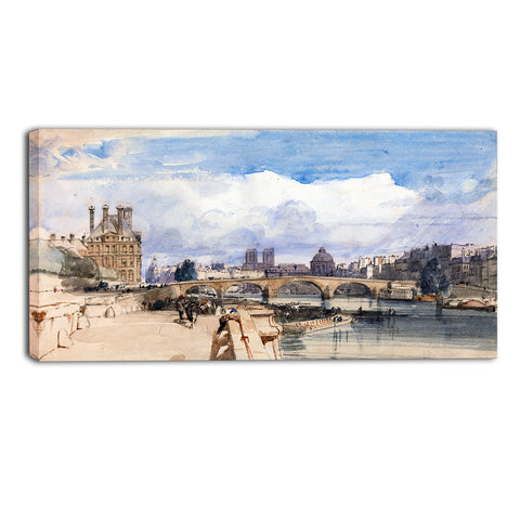 MasterPiece Painting - Thomas Shotter Boys Le Pont Royal, Paris