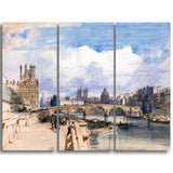 MasterPiece Painting - Thomas Shotter Boys Le Pont Royal, Paris