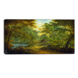 MasterPiece Painting - Thomas Smith of Derby A Wooded Landscape with a Stream