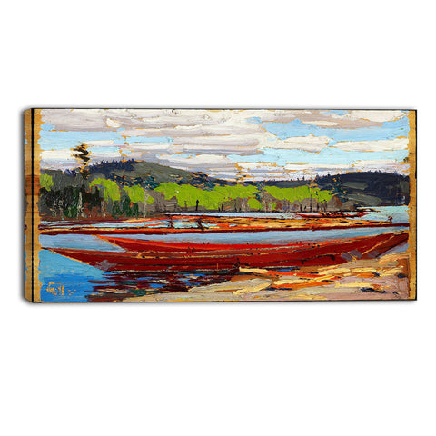 MasterPiece Painting - Tom Thomson Bateaux