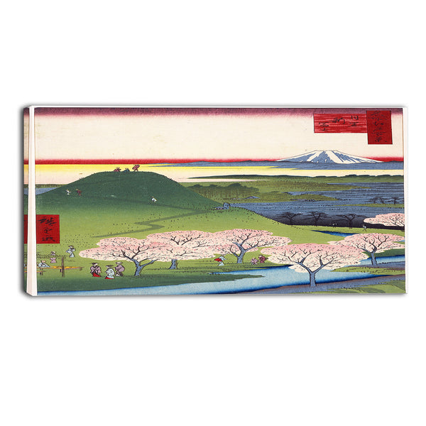 MasterPiece Painting - Utagawa Hiroshige Horikiri Iris Garden