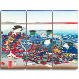 MasterPiece Painting - Utagawa Yoshitora Gejni Crossing the Oi River