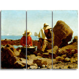 MasterPiece Painting - Winslow Homer The Boat Builders