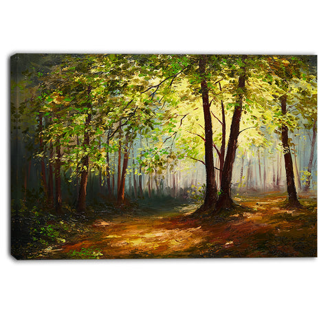 summer forest landscape canvas art print PT6000-1