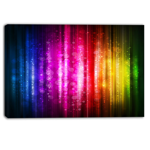 glowing background abstract canvas artwork PT6023