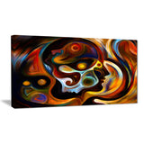 perspectives of inner paint abstract canvas artwork PT6042