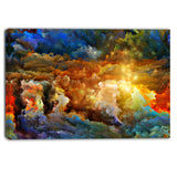 what colors may come abstract canvas artwork PT6059