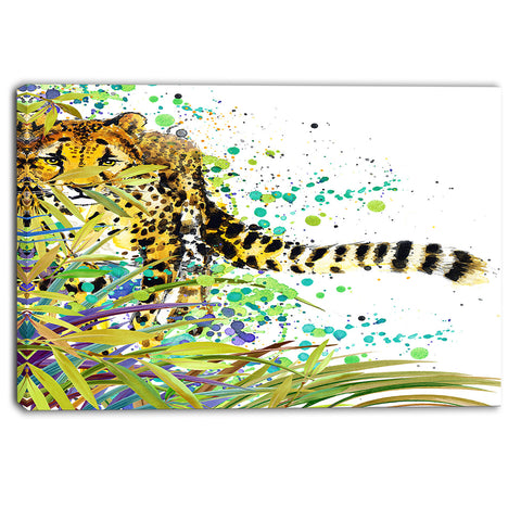 the predator illustration art animal canvas artwork PT6066