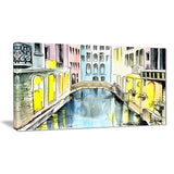 canal in venice cityscape canvas artwork PT6077