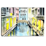 canal in venice cityscape canvas artwork PT6077
