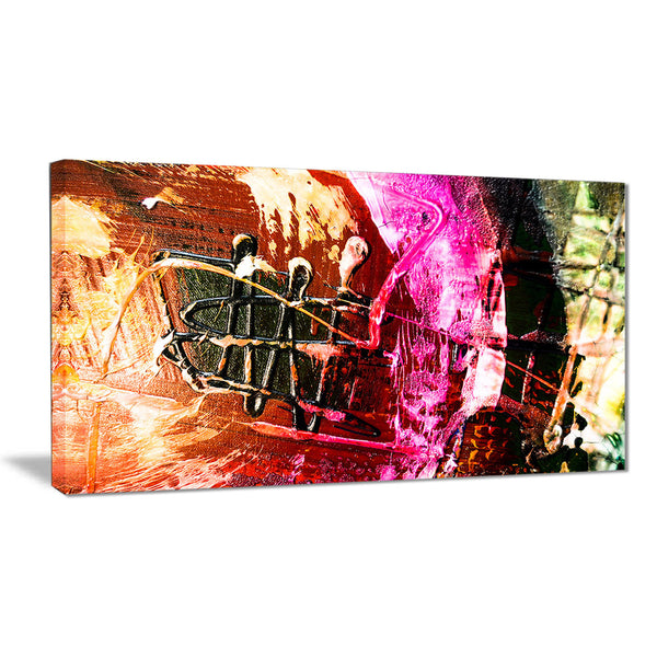 structure abstract art abstract canvas art print PT6125