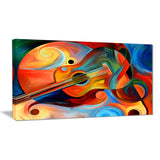 music and rhythm abstract canvas art print PT6138