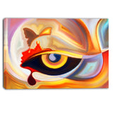 eye's intuition abstract canvas art print PT6143