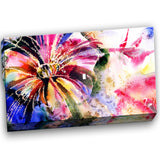 flowers in a collage floral canvas print PT6146