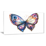 isolated butterfly animal canvas art print PT6165