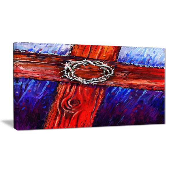 crown of thorns abstract canvas artwork PT6193