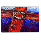 crown of thorns abstract canvas artwork PT6193