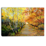 beautiful fall forest landscape canvas art print PT6211
