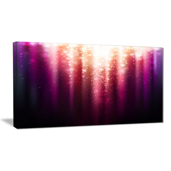 purple with magic light abstract canvas artwork PT6254