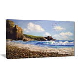 sea with seagull landscape canvas artwork PT6281
