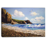 sea with seagull landscape canvas artwork PT6281