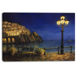 summer evening in amalfi landscape canvas print PT6303